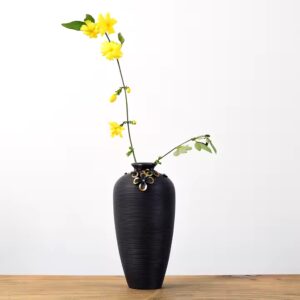 Nordic Style White Ceramic Flower Vase with Reactive Glaze Tabletop Vases Home Decor - Image 3