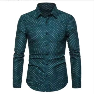 Men's long sleeve thin shirt Business shirt men's base shirt - Image 6