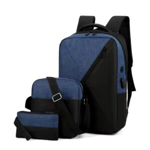 3pcs in 1 Travel Bag Women Men Business Laptop Backpack Teenagers Girls Boys School Bags - Image 6