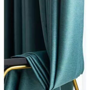 Two Sides Linen Style Blackout Curtain fabric - Image 4