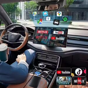 Wooboobox Youtube Netflix Android System Car Box With Portable Wireless Android Auto Carplay Android Ai Box - Image 3