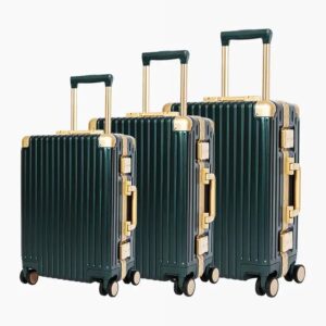 Wholesale trolley case suitcase adult aluminium luggage case 20 24 inch password lock luggage large-capacity boarding suitcase - Image 5