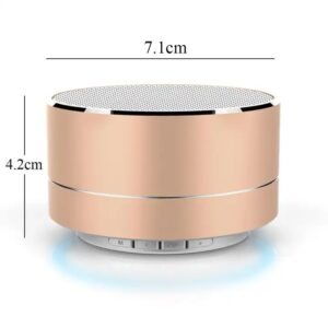 Best metal portable wireless blue tooth speaker A10 with Mic TF card FM radio AUX for mobile phone - Image 3