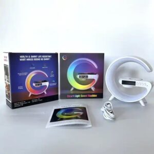 New Wireless Fast Charger with Blue Tooth Speaker Smart Alarm Clocks Sound Light Desk Table Lamp Gift Night - Image 6