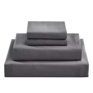 100% Cotton Percale White Flat Sheet & Pillowcase Sets Egyptian Cotton Linen Sheets - Image 7
