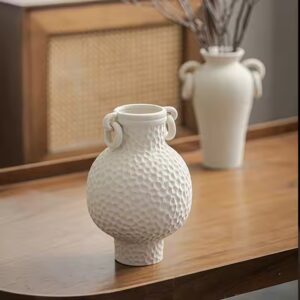 Dual-Ear Handle Ancient Greek Vase Style Indoor Ceramic Pots for Plants Home Decor Ornament Centerpieces Ceramic Flower Vase - Image 5