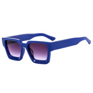 High Quality Square Black Sunglasses Shades Luxury Vintage Sun Glasses 2024 Men Women Chunky Fashion Trendy Shades Logo Custom - Image 5