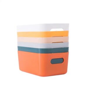 Plastic desktop storage box Cosmetics organizer Kitchen storage box Snack storage basket - Image 6