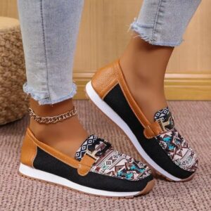 spring new canvas women flat casual shoes cloth shoes - Image 6