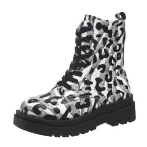 Women's PU Leather Ankle Boots large size boots casual ankle boots shoes for woman - Image 6