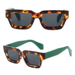 DL GLASSES Sunglasses from China Unique OEM Custom New Fashion Glasses Sun Shades Square Thick Frame Mens Eyewear 2024 - Image 5
