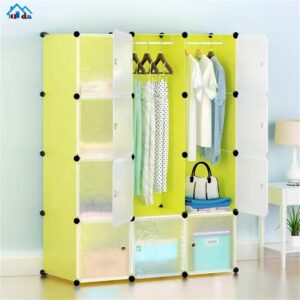 Wardrobe Craft PP Wardrobe Plastic Cube Storage Wardrobe for sale - Image 5