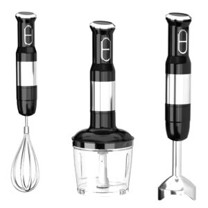 multifunctional variable two speeds mixer high speed electric immersion blender stick stainless steel hand blender set - Image 1