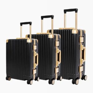 Wholesale trolley case suitcase adult aluminium luggage case 20 24 inch password lock luggage large-capacity boarding suitcase - Image 6