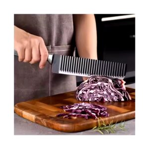 6 Pieces Scissor Vegetable Fruit Peeler Sharp Stainless Steel Kitchen Knives Set Non-stick Coating Knife Set With Gift - Image 8