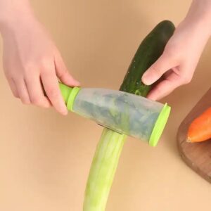 Multifunctional Kitchen Gadget Tools Carrot Peeling Knife Vegetable Fruit Peeler With Storage Box Container - Image 3