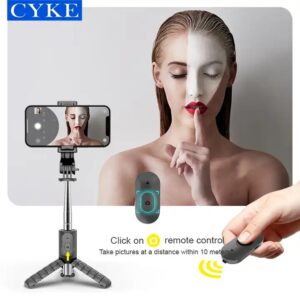 Compact Wireless Flexible Selfie Stick Rotating Tripod Wireless Remote Control Selfie Stick Led Light For Phone Q11s - Image 3