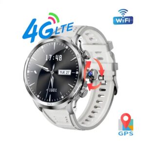 Android 4G Smart Watch H19 Sim Card HD Video Call With 1.95inch Amoled Screen Retractable Rotating Camera WIFI Smartwatch - Image 6
