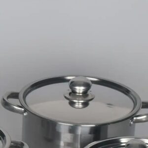 10pcs stainless steel cookware sets stainless steel cooking pots stainless steel soup pot - Image 7