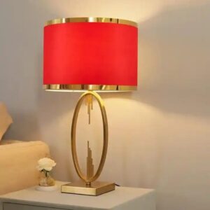 Light luxury bedroom bed metal table lamp ceramic restaurant bar atmosphere led table lamp luxury - Image 5