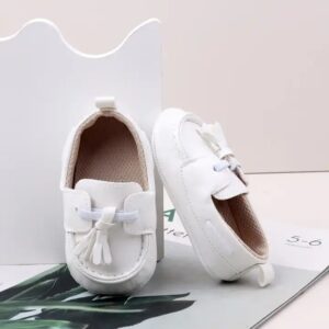 High Quality Anti-Slip Dot TPR Outsole Slip-On Dress Shoes for Boys Flat and Breathable for Spring and Autumn Seasons - Image 7