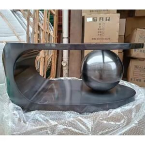 Modern Luxury Marble & Metal Night Table Set for Home Living Bathroom Kitchen Apartment Hotel Use for Living Room - Image 7