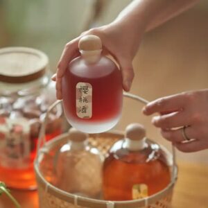 Gin Rum Storage Bottle Juice Whiskey Frosted Clear Glass 250ML 500ML Beer Bottle Beverage Cork 750ml Beer Bottles with Screw Cap - Image 6