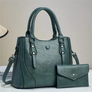 wholesale luxury leather fashion quilted leather tote bags set women's large capacity women's shoulder bags 2024 - Image 5