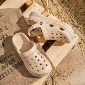 Popular beach platform sandals, simple wear-resistant non-slip shoes, and women's height-increasing sandals - Image 5