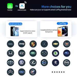 Original car screen wired CarPlay/Android Auto to wireless CarPlay/Android Auto CarPlay Ai Box - Image 5