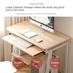 Cheap Office Computer Desk Table Home Simple Wooden Computer Desk With Shelf - Image 6