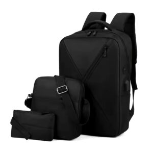 3pcs in 1 Travel Bag Women Men Business Laptop Backpack Teenagers Girls Boys School Bags - Image 5