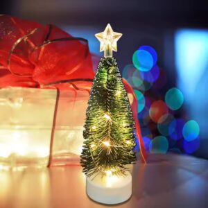 Mini small modern Christmas with led lights artificial trees for indoor desktop home decorative - Image 5
