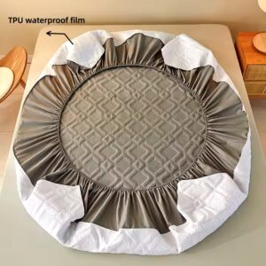 waterproof bed cover mattress protector bed sheet anti-fouling waterproof bed cover - Image 7