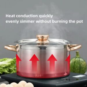 Hot Sale 12Pcs Stainless Steel Cooking Pots And Pans Nonstick Kitchen Cookware Sets Pot Set Cookware Set - Image 7