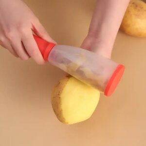 Multifunctional Kitchen Gadget Tools Carrot Peeling Knife Vegetable Fruit Peeler With Storage Box Container - Image 4