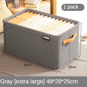 Storage Basket Thickened Steel Frame Storage Box Sundries Clothes Pants Home Dormitory Essential - Image 3