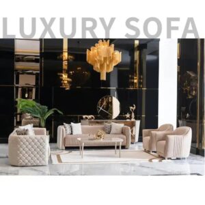 wholesale Luxurious modern home furniture living room sofa love seat microfiber fabric sofas - Image 7