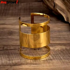 Open Wide Design Bracelet European and American Jewelry Punk Exaggerated Bracelets Geometric Fashion Accessories Bangle - Image 6