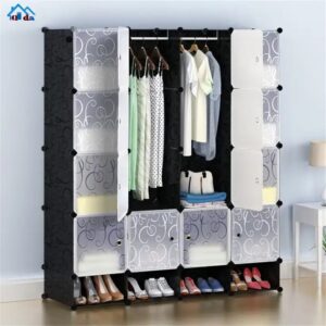 Wardrobe Craft PP Wardrobe Plastic Cube Storage Wardrobe for sale - Image 1