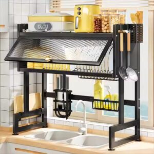 Expandable stackable kitchen cabinet shelf organizer, counter spice racks, multifunctional storage shelf for kitchen, bathroom - Image 6