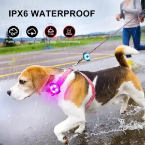 Waterproof Pet Lanyard Safety Warning Light Clip On Harness Leash Collar LED Dog Light - Image 5