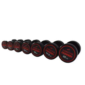 Wholesale Rubber Dumbbell set Weight Lifting Round Head Rubber Dumbbell set - Image 4