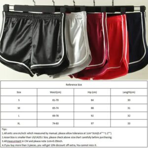 Women's Summer Sports Shorts Elastic Waist Slim Board Quick Dry Breathable Features Pattern Washed Silk Fabric - Image 7