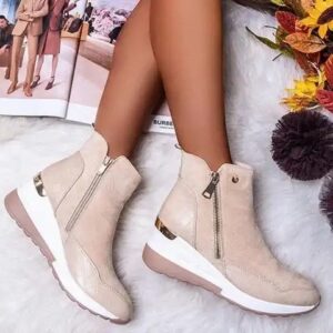 Hot sale sports shoes ankle boots wedges boots casual ankle boots shoes for woman - Image 7