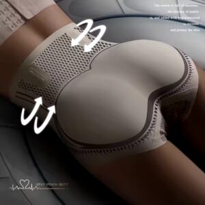 Ice Silk Seamless Panties High Waist Flat Belly Women's Panties Strong Body Shaping Pants Hip Lift Briefs Shaper panties - Image 4