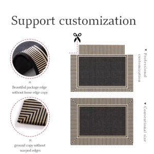 Stain Resistant Entrance floor doormat foot mat carpet modern living room anti-skid foot front door mat for home - Image 6