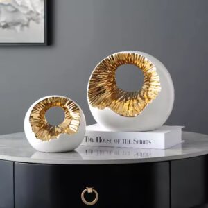 China cheap price custom creative shape gold coated home decor ornaments home decoration personal craft accessory - Image 1