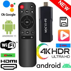 Tv sticks 1gb 8gb 1 unit android 2024 mx10 F2 tv box android 4k eu android tv stick - Image 3
