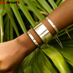 Open Wide Design Bracelet European and American Jewelry Punk Exaggerated Bracelets Geometric Fashion Accessories Bangle - Image 5